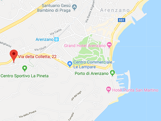Mappa ultimo piano Arenzano